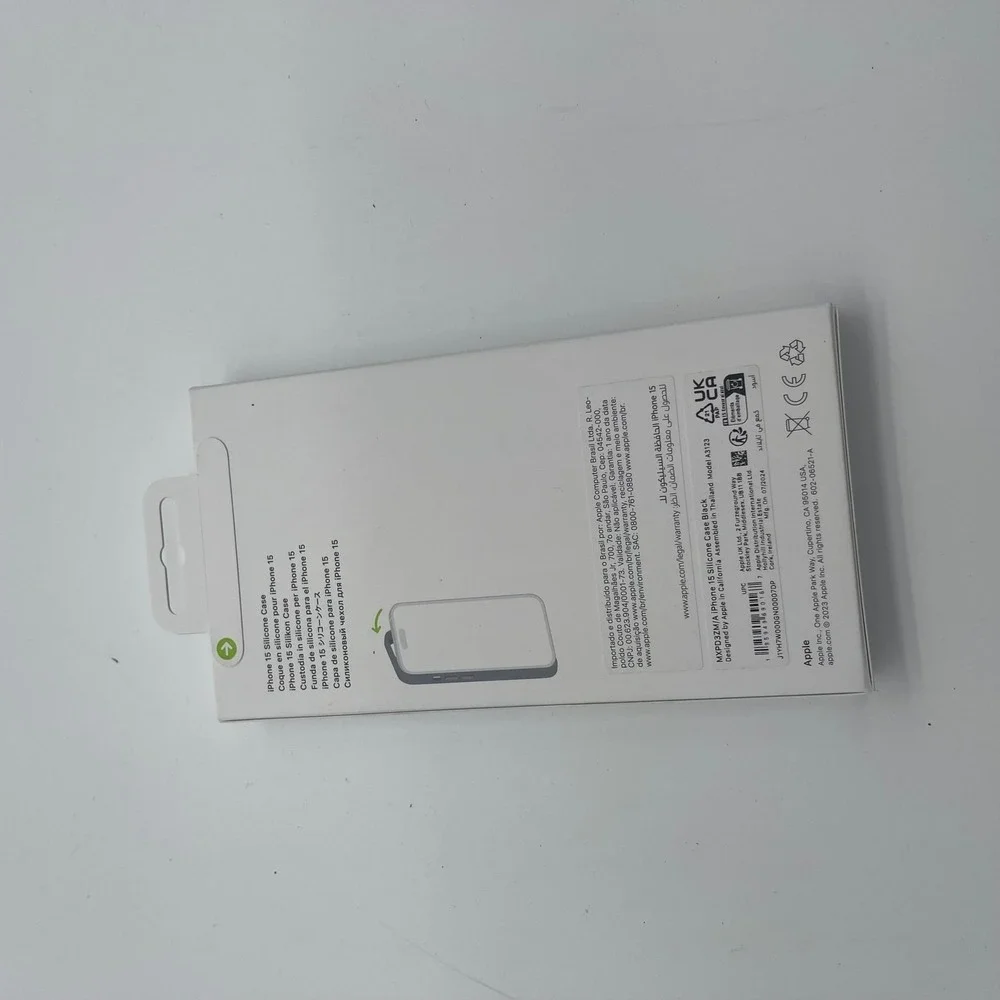 Official Apple iPhone 15 Silicone Case with MagSafe‎ - Storm Blue